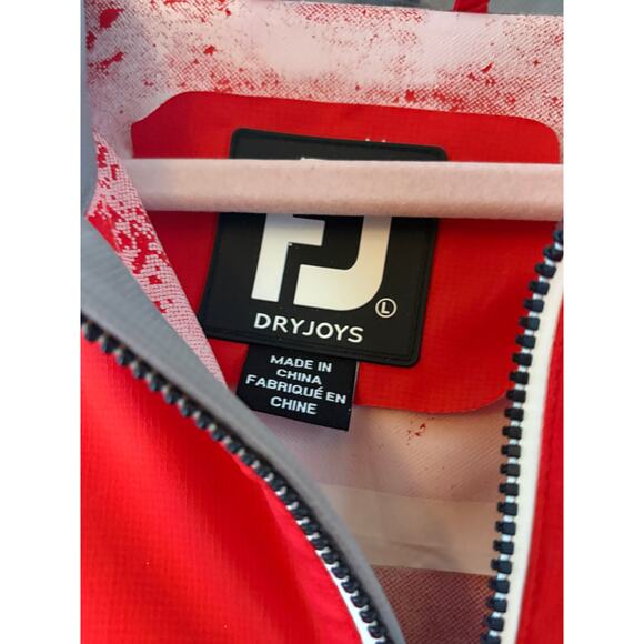 Pre-owned FootJoy DryJoys Hydrolite full-zip Golf rain jacket - Picture 4 of 5
